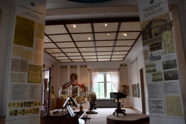 PRAG, CZECH CUBLIC - 8 Temmuz 2022 'de Çek Cumhuriyeti Prag' daki Bedrich Smetana Müzesi.