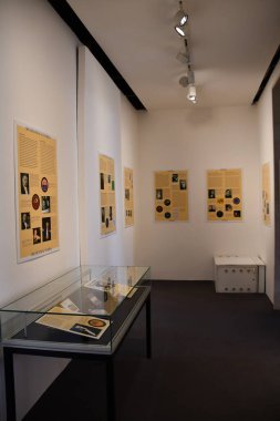 PRAG, CZECH CUBLIC - 8 Temmuz 2022 'de Çek Cumhuriyeti Prag' daki Bedrich Smetana Müzesi.