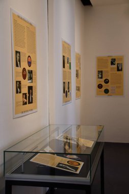 PRAG, CZECH CUBLIC - 8 Temmuz 2022 'de Çek Cumhuriyeti Prag' daki Bedrich Smetana Müzesi.