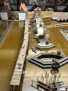 PRAG, CZECH REPUBLIC - 8 Temmuz 2022 'de Çek Cumhuriyeti' nin Prag kentindeki Charles Köprüsü Müzesi.