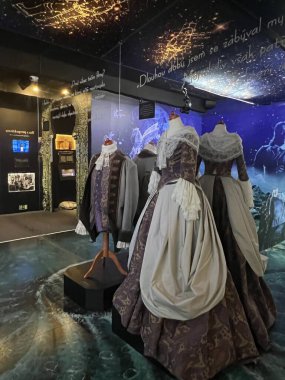 PRAG, CZECH CUBLIC - 8 Temmuz 2022 'de Çek Cumhuriyeti Prag' daki Karel Zeman Müzesi.