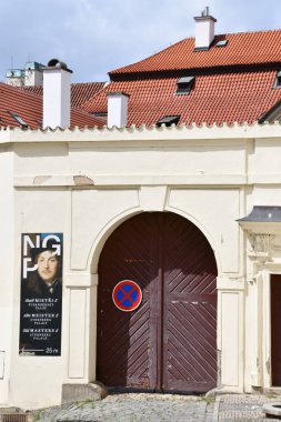 PRAG, CZECH REPUBLIC - 8 Temmuz 2022 'de Çek Cumhuriyeti Prag Ulusal Galerisi' ndeki Sternberg Sarayı.