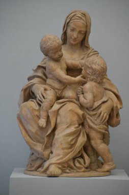 PRAG, CZECH REPUBLIC - 8 Temmuz 2022 'de Çek Cumhuriyeti Prag Ulusal Galerisi' ndeki Sternberg Sarayı.