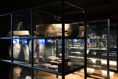 PRAG, CZECH CUBLIC - 8 Temmuz 2022 'de Çek Cumhuriyeti Prag Şehir Müzesi.