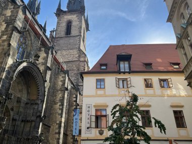 PRAG, CZECH CUBLIC - 9 Temmuz 2022 'de Çek Cumhuriyeti' nin Prag kentinde görüldü..