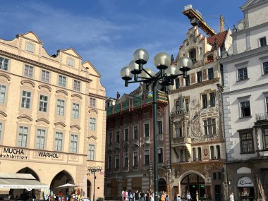 PRAG, CZECH CUBLIC - 9 Temmuz 2022 'de Çek Cumhuriyeti' nin Prag kentinde görüldü..