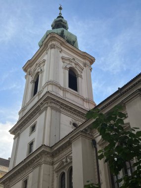 PRAG, CZECH REPUBLIC - 2 Temmuz 2022 'de Çek Cumhuriyeti Prag' daki St Salvator Kilisesi.