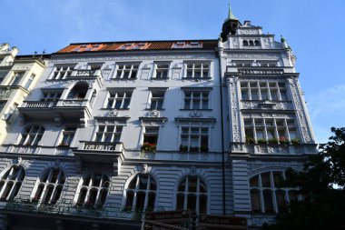 PRAG, CZECH CUBLIC - 9 Temmuz 2022 'de Çek Cumhuriyeti' nin Prag kentinde görüldü..