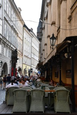 PRAG, CZECH CUBLIC - 9 Temmuz 2022 'de Çek Cumhuriyeti' nin Prag kentinde görüldü..