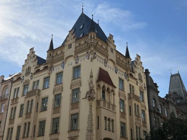 PRAG, CZECH CUBLIC - 9 Temmuz 2022 'de Çek Cumhuriyeti' nin Prag kentinde görüldü..