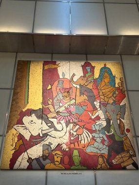 DELHI, Hindistan - 22 Şubat 2024 'te Hindistan' ın Delhi şehrinde görülen Lalit Oteli.