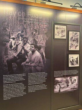 MUMBAI, INDIA - 21 Şubat 2024 'te Hindistan' ın Mumbai kentindeki Hint Sineması Ulusal Müzesi 'nde Satyajit Ray sergisi.