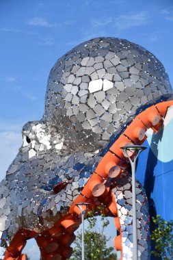 1 Temmuz 2023 'te Branson, Missouri' deki Boardwalk 'ta görülen akvaryum..