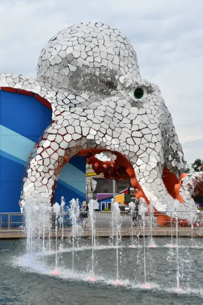 stock image BRANSON, MO - JUL 1: Aquarium At The Boardwalk in Branson, Missouri, as seen on July 1, 2023.