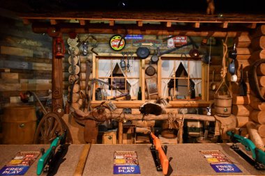 BRANSON, MO - 10 Temmuz 2023 'te Branson, Missouri' deki Hollywood Balmumu Müzesi.