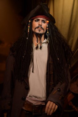 10 Temmuz 2023 'te Branson, Missouri' deki Hollywood Balmumu Müzesi 'nde Johnny Depp balmumu heykeli görüldü..