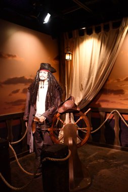 10 Temmuz 2023 'te Branson, Missouri' deki Hollywood Balmumu Müzesi 'nde Johnny Depp balmumu heykeli görüldü..