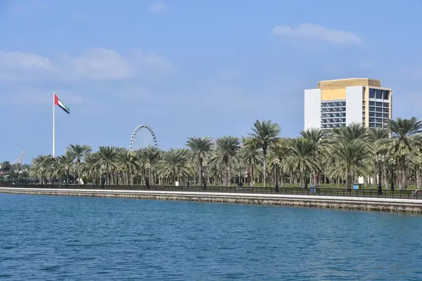 stock image SHARJAH, UAE - JAN 3: View of Sharjah in United Arab Emirates, as seen on Jan 3, 2024.