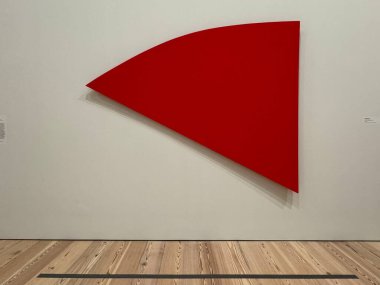 NEW YORK NY - 14 Ocak 2024 'te New York' taki Whitney Sanat Müzesi 'nde sergi.