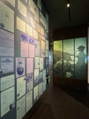 NEW YORK NY - 30 Mart 2023 'te görüldüğü gibi, New York' taki Çin Müzesi 'nde sergi.