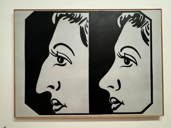 НЬЮ-ЙОРК - ЯН 14: Выставка в художественном музее Уитни в Нью-Йорке, 14 января 2024 года.