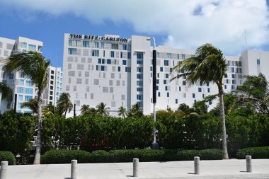 PROVIDENCIALES, TURKS & CAICOS - 18 APR: The Ritz Carlton in Providenciales, in Turks and Caicos Adaları, 18 Nisan 2024.
