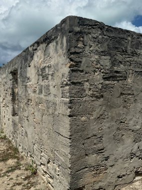 PROVIDENCIALES, TCI - 18 Nisan 2024 'te görüldüğü üzere, Providenciales' teki Cheshire Hall Plantation, Turks ve Caicos Adaları 'nda.