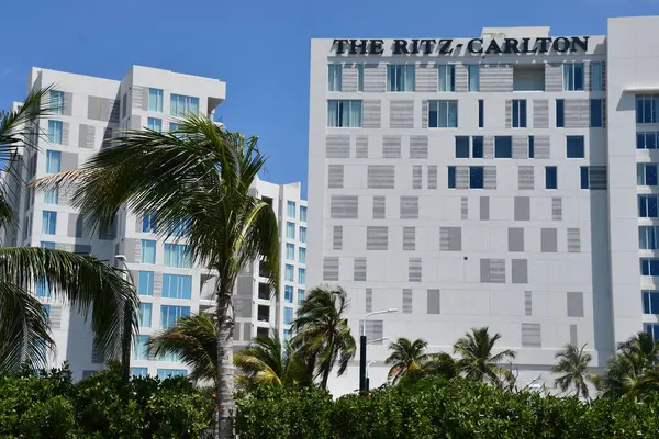 Stock image PROVIDENCIALES, TURKS & CAICOS - APR 18: The Ritz Carlton in Providenciales, in the Turks and Caicos Islands, as seen on April 18, 2024.