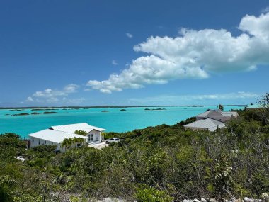 Türkler ve Caicos Adası 'ndaki Providenciales kıyılarında tebeşir sesleri