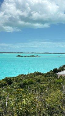 Türkler ve Caicos Adası 'ndaki Providenciales kıyılarında tebeşir sesleri