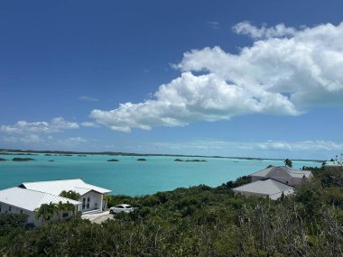 Türkler ve Caicos Adası 'ndaki Providenciales kıyılarında tebeşir sesleri