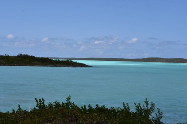Türkler ve Caicos Adası 'ndaki Providenciales kıyılarında tebeşir sesleri