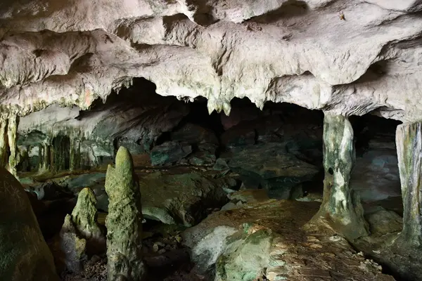 stock image Conch Bar Caves on the island of Middle Caicos in the Turks and Caicos Islands