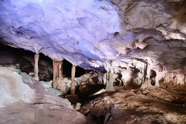 stock image Conch Bar Caves on the island of Middle Caicos in the Turks and Caicos Islands