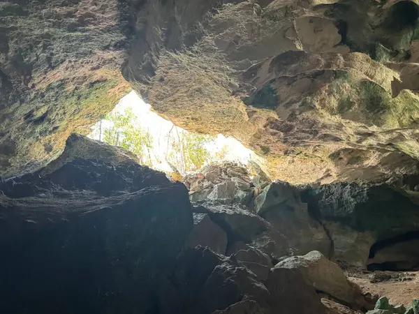 stock image Conch Bar Caves on the island of Middle Caicos in the Turks and Caicos Islands