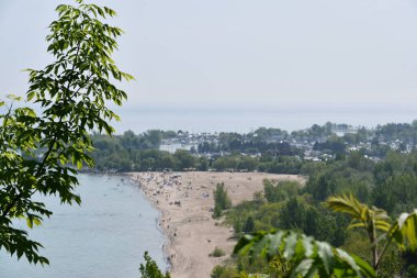 26 Mayıs 2024 'te Kanada' nın Ontario kentinde, Toronto yakınlarındaki Scarborough Kayalıkları 'ndaki Bluffers Park Sahili' nde görüldü..