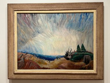 TORONTO, CANADA - 26 Mayıs 2024 'te Kanada' nın Toronto kentindeki Ontario Sanat Galerisinde sergi.