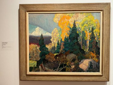 TORONTO, CANADA - 26 Mayıs 2024 'te Kanada' nın Toronto kentindeki Ontario Sanat Galerisinde sergi.