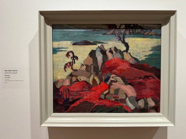 TORONTO, CANADA - 26 Mayıs 2024 'te Kanada' nın Toronto kentindeki Ontario Sanat Galerisinde sergi.