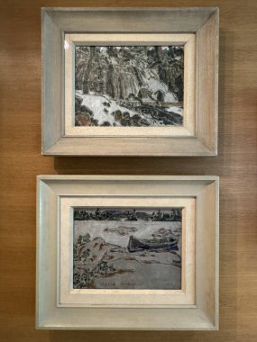 TORONTO, CANADA - 26 Mayıs 2024 'te Kanada' nın Toronto kentindeki Ontario Sanat Galerisinde sergi.