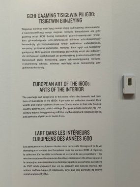 TORONTO, CANADA - 26 Mayıs 2024 'te Kanada' nın Toronto kentindeki Ontario Sanat Galerisinde sergi.