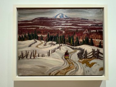 TORONTO, CANADA - 26 Mayıs 2024 'te Kanada' nın Toronto kentindeki Ontario Sanat Galerisinde sergi.