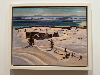 TORONTO, CANADA - 26 Mayıs 2024 'te Kanada' nın Toronto kentindeki Ontario Sanat Galerisinde sergi.