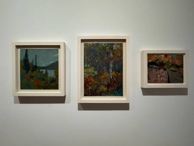 TORONTO, CANADA - 26 Mayıs 2024 'te Kanada' nın Toronto kentindeki Ontario Sanat Galerisinde sergi.