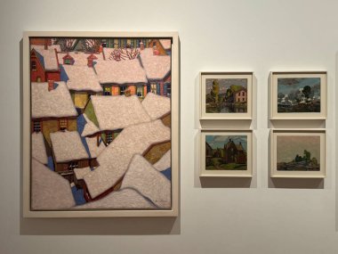 TORONTO, CANADA - 26 Mayıs 2024 'te Kanada' nın Toronto kentindeki Ontario Sanat Galerisinde sergi.