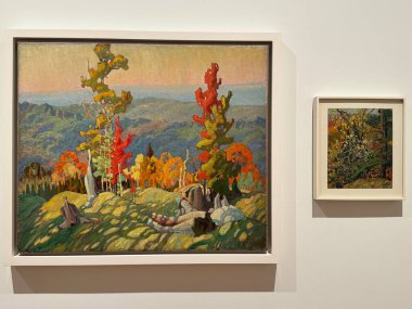 TORONTO, CANADA - 26 Mayıs 2024 'te Kanada' nın Toronto kentindeki Ontario Sanat Galerisinde sergi.