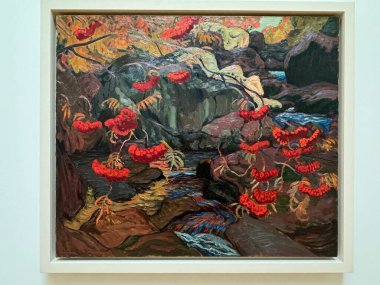 TORONTO, CANADA - 26 Mayıs 2024 'te Kanada' nın Toronto kentindeki Ontario Sanat Galerisinde sergi.