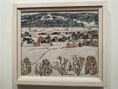 TORONTO, CANADA - 26 Mayıs 2024 'te Kanada' nın Toronto kentindeki Ontario Sanat Galerisinde sergi.