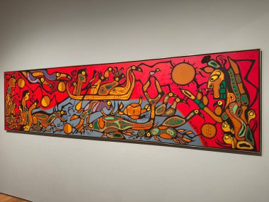 TORONTO, CANADA - 26 Mayıs 2024 'te Kanada' nın Toronto kentindeki Ontario Sanat Galerisinde sergi.