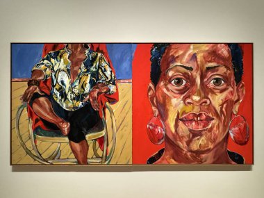 TORONTO, CANADA - 26 Mayıs 2024 'te Kanada' nın Toronto kentindeki Ontario Sanat Galerisinde sergi.